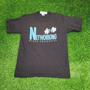 Vintage 90s DG Sportswear Shirt Womens M/L 18x25 Black